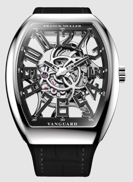 FRANCK MULLER Vanguard Slim Skeleton V 41 S AT SQT (NR) Replica Watch